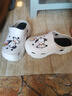 她享洞洞鞋女沙滩鞋凉拖鞋轻盈外穿 TM302 白卡其 36/37 实拍图