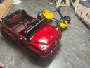 小果冻儿童电动车男女孩六轮仿奔驰大G四轮汽车可坐大人带宝宝六驱童车 烤漆红+六驱+皮座+软轮+12V10A电瓶+大礼包 实拍图