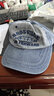 澳美乐活做旧水洗男士牛仔帽户外个性棒球帽男款鸭舌设计时尚运动帽 藏青【可调节】 实拍图