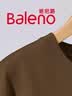 班尼路（Baleno）长袖t恤男春秋季基础款纯色圆领男士打底衫宽松纯棉上衣男女同款 实拍图