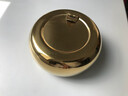 B&y 加厚鼓形不锈钢烟灰缸 防风带盖 车用烟缸 欧式个性  创意烟盅 金色 大号 实拍图