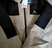骆驼（CAMEL）三合一冲锋衣户外登山服防风防水保暖潮牌运动外套 A1W231117Z，米灰/黑色男女同款 XL 实拍图