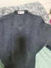 恒源祥重磅430G加厚100%纯羊毛衫男V领毛衣男秋冬季中青年保暖针织衫男 中灰 2XL 410克【建议160-180斤】 实拍图