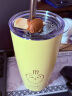 名创优品（MINISO）chiikawa系列吸管钢杯吸管杯保温水杯学生儿童水杯550mL(Usagi) 实拍图