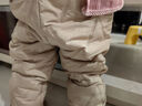 WALNUT DUCK小黄鸭裤子2024新款儿童运动裤冬款夹棉保暖三层加厚棉裤潮DK925 卡其色 110 （建议身高100-110） 实拍图