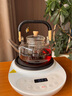 忆壶茶（YIHUTEA）泡茶壶玻璃煮茶壶家用电陶炉煮茶器养生壶 茶具套装玻璃烧水茶壶 【蒸煮双内胆】提梁壶1L 实拍图