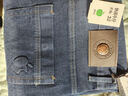 秋冬厚款牛仔裤直筒宽松中年爸爸男士牛仔裤高腰弹力休闲牛仔长裤 5155深蓝 32 码=2尺5腰围 实拍图