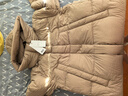 雪中飞新款女士长款连帽过膝羽绒服休闲加厚保暖时尚休闲 咖啡棕|7125 M 160/84A 实拍图