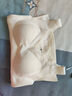 猫人女士保暖背心女桑蚕丝内衣罗纹蕾丝秋冬带胸垫吊带免穿文胸白色XL 实拍图