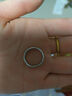 XUPING旭平首饰气质时尚素圈戒指情侣小众ins风日常通勤简约送女朋友礼物 戒指【5码-面宽6mm】 实拍图