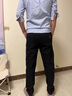 啄木鸟夏季男士休闲裤新款修身加绒加厚商务直筒春天小脚裤男显瘦长裤子 咖啡色 夏款 32 （135-145斤） 实拍图