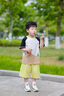 巴拉巴拉宝宝短袖套装男童夏装女童洋气两件套时尚清新萌 黑白色调00391 120 实拍图
