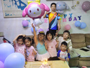 多美忆 生日场景布置女孩生日气球装饰儿童宝宝周岁快乐美乐蒂投屏套装 实拍图