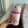 babycare儿童保温杯婴儿宝宝学饮吸管水杯水壶不锈钢保温杯上学450ml 实拍图