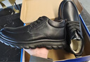 回力官方男鞋冬季棉鞋男加绒加厚皮鞋男保暖老人鞋子男防水休闲鞋男 经典黑【内里加绒】 43 实拍图