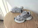 传奇保罗男鞋秋季2025新款运动透气网面鞋户外百搭港风增高老爹潮鞋子男 灰色 40 实拍图