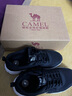 骆驼（CAMEL）网面透气跑步女鞋轻量健步运动鞋子 CD2223L6852 黑色 40 实拍图