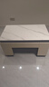 古宜 多功能茶几饭桌两用升降折叠简约现代客厅小户型伸缩岩板茶几 多功能升降茶几【配2凳】 100cm*60cm 实拍图