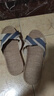 熙慕莱亚麻拖鞋男士凉拖鞋女家居鞋棉麻情侣凉鞋男防滑四季夏 灰色(男鞋) 42-43 码【28】男 实拍图