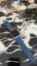 Apple/苹果 Watch Series 10 智能手表GPS+蜂窝款42毫米银色铝金属表壳丹宁色运动型表带S/M MWXJ3CH/B 实拍图