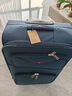 兰博军刀（Rambo Saber）行李箱牛津布拉杆箱商务旅行箱登机箱帆布密码箱超大容量箱子软箱 086A蓝色拉链 26英寸 实拍图
