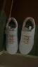 双丁儿童足球鞋碎钉网布网面透气tf底魔术贴免系带男女童小学生小孩子 白粉皮面 33  球袜+护板 实拍图