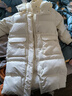 森马（Semir）90绒羽绒服女长款收腰显瘦冬季宽松连帽三防厚外套101724113055 实拍图