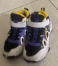 巴拉巴拉童鞋儿童运动鞋男童篮球鞋春秋鞋子透气跑步鞋潮 白紫色调00317 27码 (脚长16.1-16.7/内长17.7) 实拍图