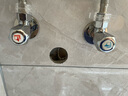 潜水艇（Submarine）铜角阀红蓝冷热分明止回陶瓷阀芯 厨房水槽卫浴洗衣机马桶防倒流 单冷F006 实拍图