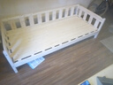 金客官 拼接床加宽婴幼儿床实木单人床边小床成人小孩延边宝宝床 加厚 三面护栏 长200宽90高40cm（可定制尺寸） 实拍图