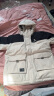 骆驼（CAMEL）男装工装羽绒服秋冬款加厚保暖连帽男女同款防寒外套M13CF00100A 实拍图