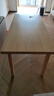 林之语客厅大书桌实木腿餐桌办公一体双人长条桌子工作台学习桌大板茶桌 【45mm加厚桌面】原木色180x80 实拍图