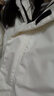林羽森宽松派克服工装羽绒棉服女2025冬季新款大毛领中长款加厚棉衣外套 米白色 L 推荐110-130斤 实拍图