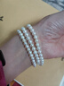 黛米 XL400/XL401 近圆白色无核淡水珍珠项链925银扣送女友情人节礼物 【XL401】5-6mm 实拍图