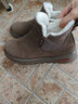 回力（Warrior）雪地靴女鞋冬加厚保暖棉鞋软底加绒工装鞋 WBN(JS)-0049 驼色 36 实拍图
