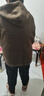 诺婔妈妈春装毛呢外套2025新款中老年女装春秋大码宽松针织开衫上衣服 咖色 4XL （推荐145-160斤） 实拍图