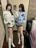 LEMANISM外套女潮牌卡通毛巾绣棒球服男2025春秋新款潮牌情侣款夹克上衣 白花灰 XL 实拍图