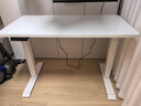 乐歌电动升降桌电脑桌站立办公家用写字书桌 E3/1.2m雅白色套装 实拍图