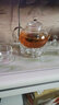 青麦 加厚玻璃功夫茶具套装家用耐高温可加热玻璃泡茶花茶壶整套组合 800ml壶+6杯+6杯碟+底座 8头 实拍图