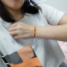 中国黄金本命年黄金手链女足金五福蛇转运珠红绳520情人节生日礼物送女友 【爆富蛇宝】蛇年本命年礼物 实拍图
