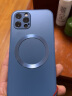 奶小鸭（NEYAA）【AG磨砂】适用苹果12pro手机壳 iphone12pro保护套磁吸充电超薄磨砂全包防摔男女款 宝石蓝 实拍图