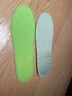 吸汗透气鞋垫军训防臭软弹净味运动除臭男士久站不累减震超软透气 超软运动鞋垫-绿底黑【30双装】 39-40 实拍图