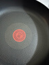 特福（Tefal）钛铸不粘锅炒锅电磁炉少油烟平底炒菜锅红点感温技术 28cm  实拍图