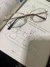 水晶宫东海高档天然白水晶石头眼镜男士全框水晶老石头平光高清养目眼镜 金色镜架 实拍图