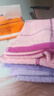 【新疆棉加大加厚】毛巾棉成人宝宝洗脸面巾柔软吸水家用方格随机 2条66-32cm活动专享 实拍图