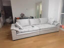 纽虹广东佛山家具意式极简帆船沙发客厅中小户型简约奶油风科技布沙发 四人位2.8m分体 科技布/乳胶颗粒/竹炭海绵/宽100cm 实拍图