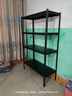 Honey Cute货架置物架角钢家用仓储超市收纳架储物架落地杂物钢制储物间层架 黑色四层 长120*宽50cm 加厚通体立柱高1980 实拍图