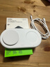 贝尔金（BELKIN）苹果无线充电器 Qi2认证磁吸无线快充 iPhone15W快充 兼容MsgSafe快速充电 面板式二合一 WIZ021白 实拍图