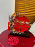 赟娅新婚礼物送新娘新人送闺蜜订婚结婚礼品高级实用新中式送礼摆件 圆满双喜摆件（红色）【礼盒】 实拍图