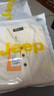 吉普（JEEP）长袖T恤男士春秋季polo宽松休闲打底衫衣服男装 杏色 XL  实拍图